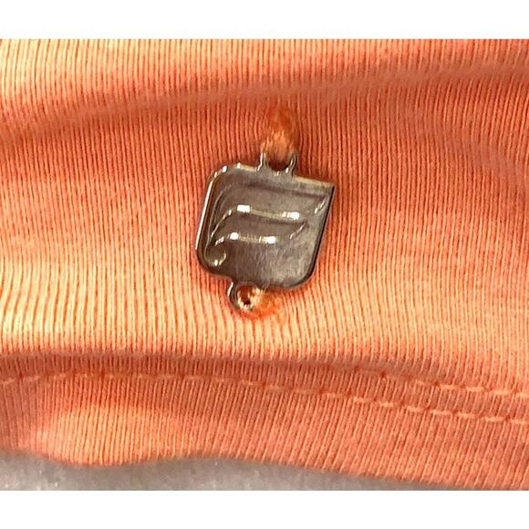 Fabletics Peach Scoop Neck Tie Back Tank Top  Medium - Picture 4 of 7